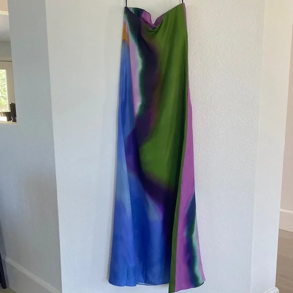NWT Christopher Esber Aura Strapless Silk Maxi Dress - Picture 4 of 6